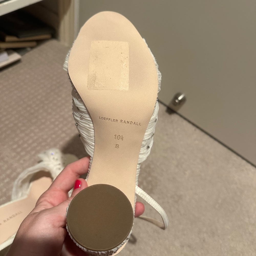 Loeffler Randall Camellia Rhinestone Heels - Size 10.5 NWT - Picture 6 of 7
